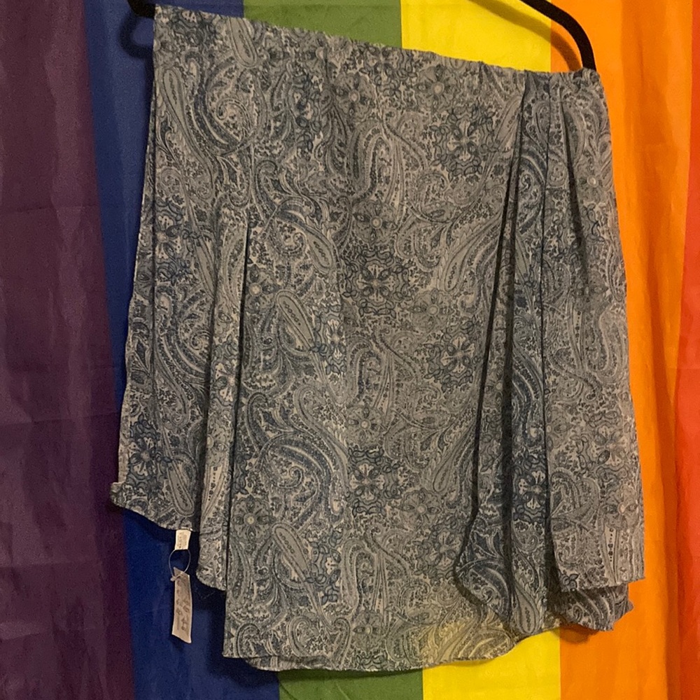 NWT Bijoux Terner Blue Sarong Wrap